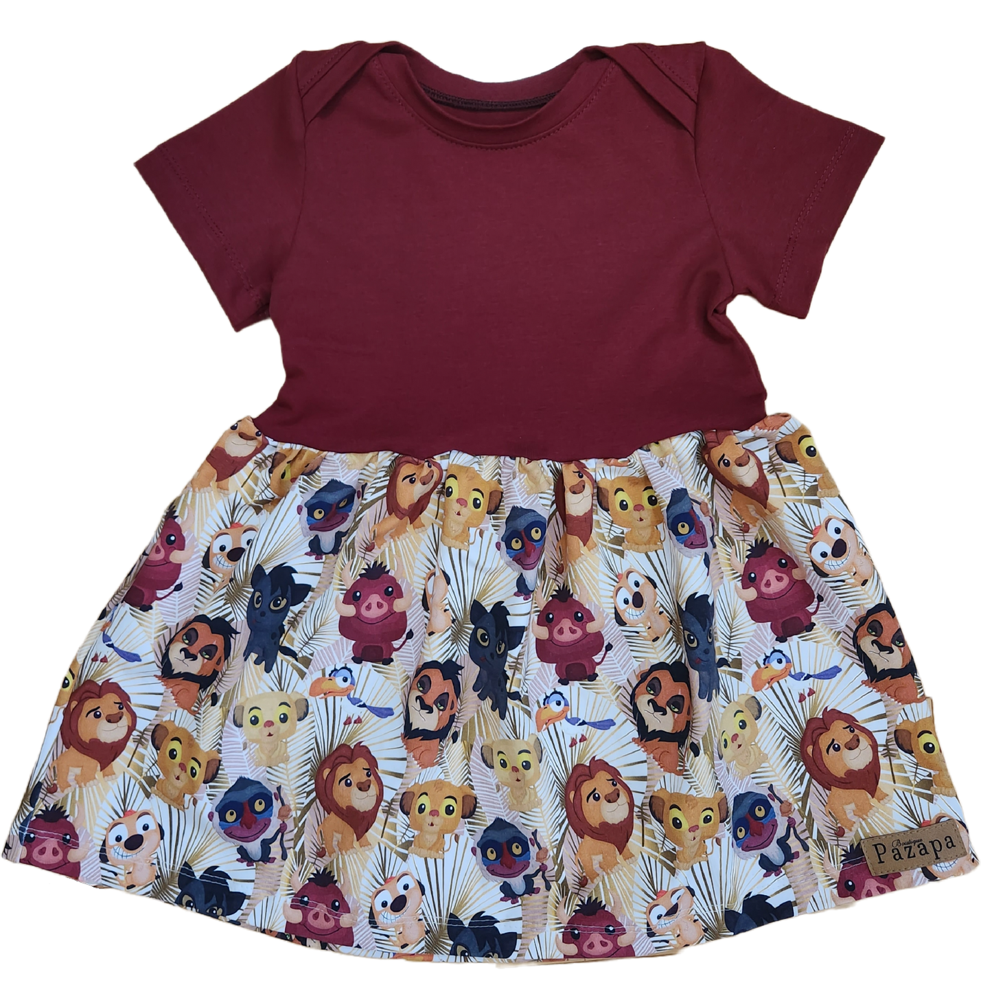 Robe épaules croisées - Bébés lions
