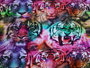 Tuque légère - Tigres multicolores