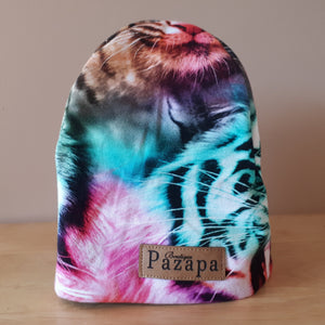 Tuque légère - Tigres multicolores