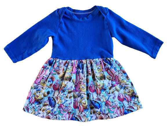 Robe épaules croisées - Spongebob 1
